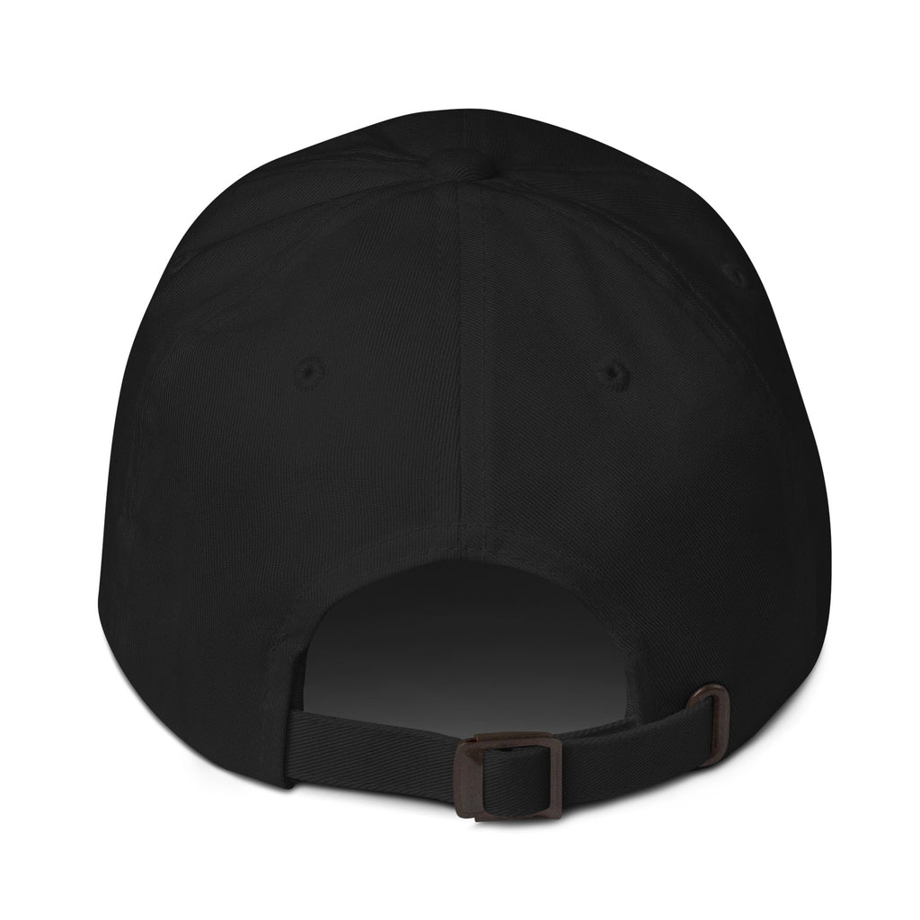 Follow The Herd Dad Hat in Black, back view