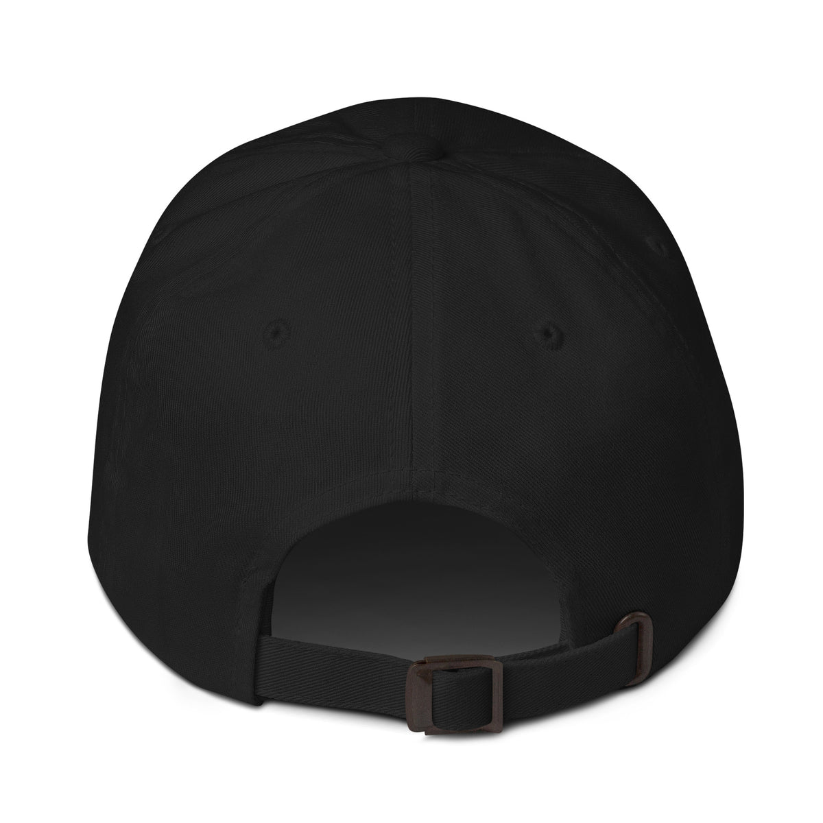 The Bull You Can't Bear Dad Hat in Black, back view