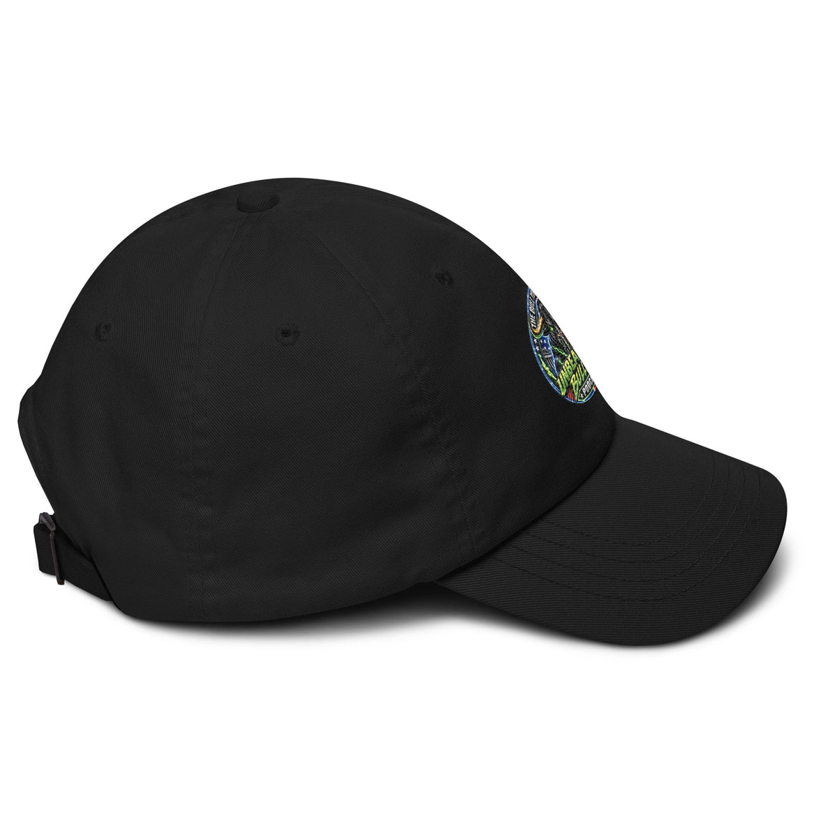 Unbearably Bullish Dad Hat in Black, right side view