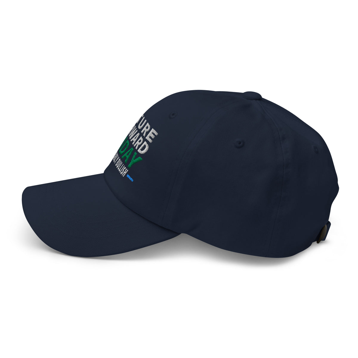 Future Forward Friday Hat in Navy, left side