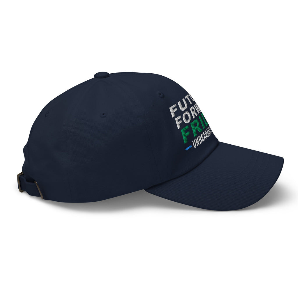 Future Forward Friday Hat in Navy, right side