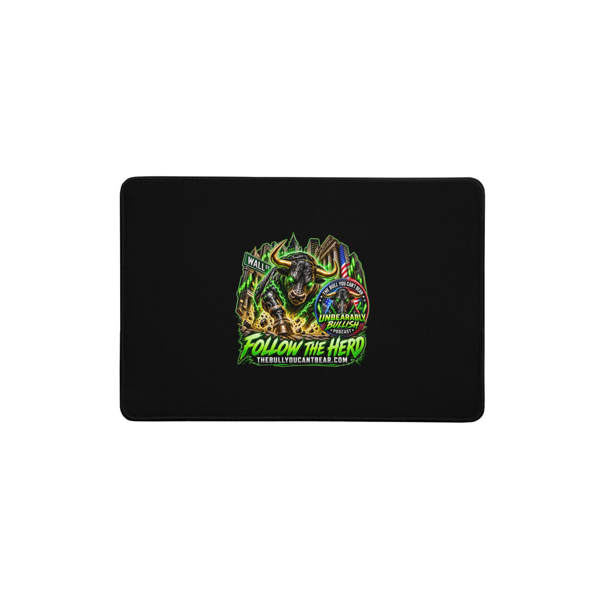 Follow The Herd Desk Mat, 12 x 18 inch