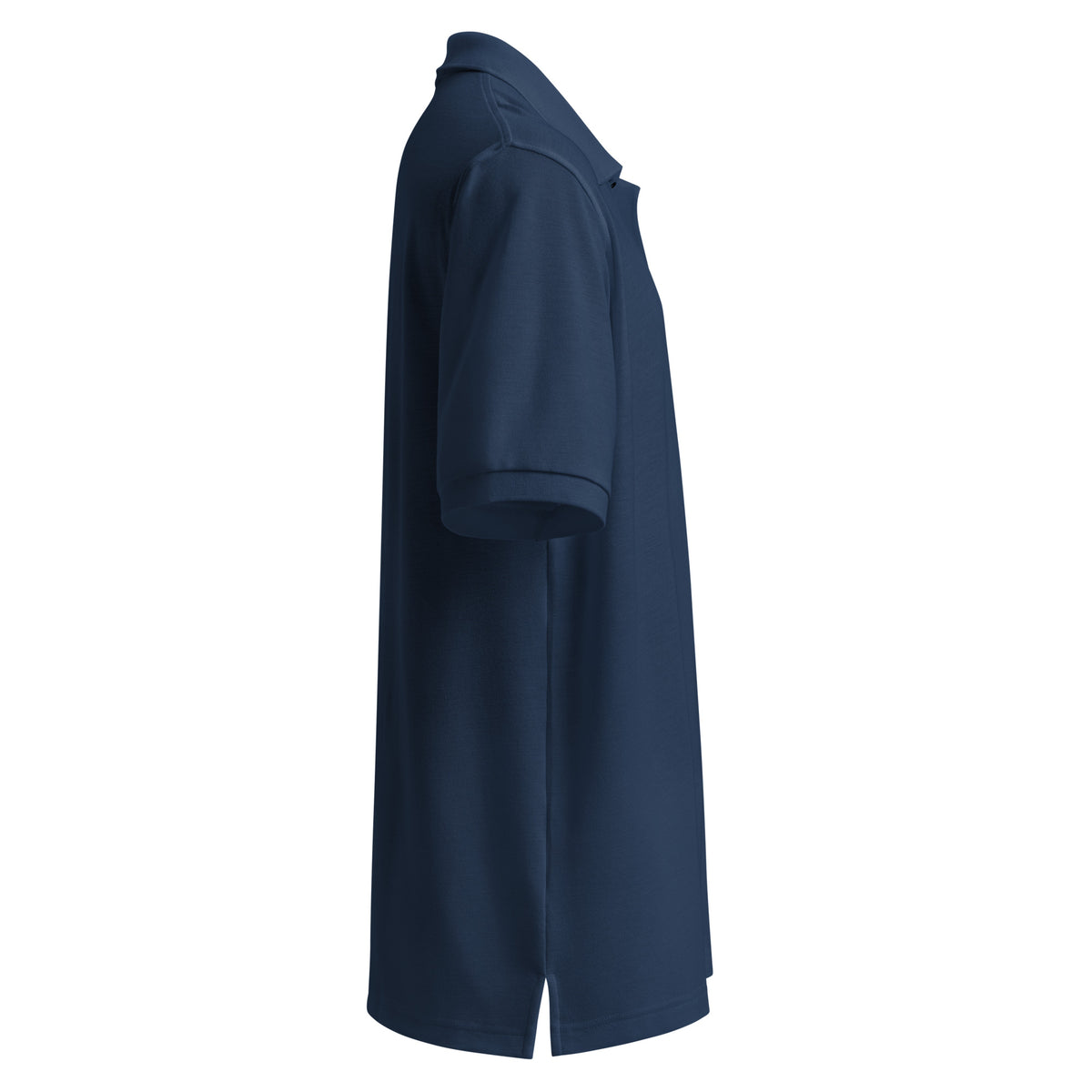 Unbearably Bullish Embroidered Polo in Navy, right side