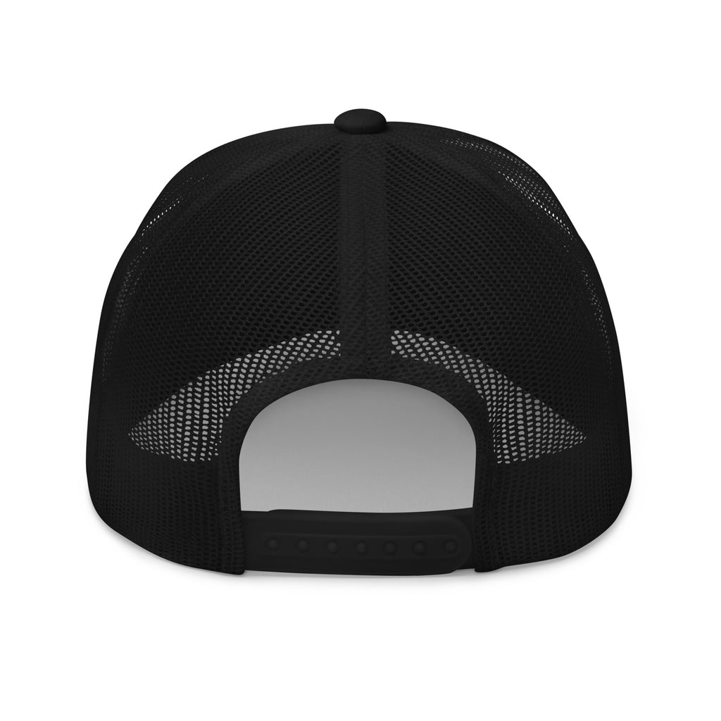 Unbearably Bullish Trucker Hat in Black, back view