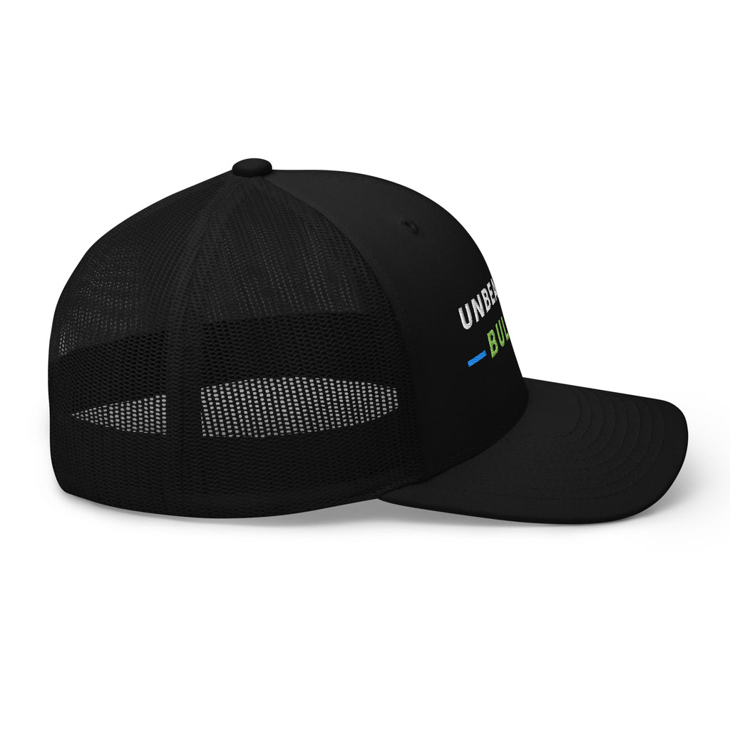 Unbearably Bullish Trucker Hat in Black, right side