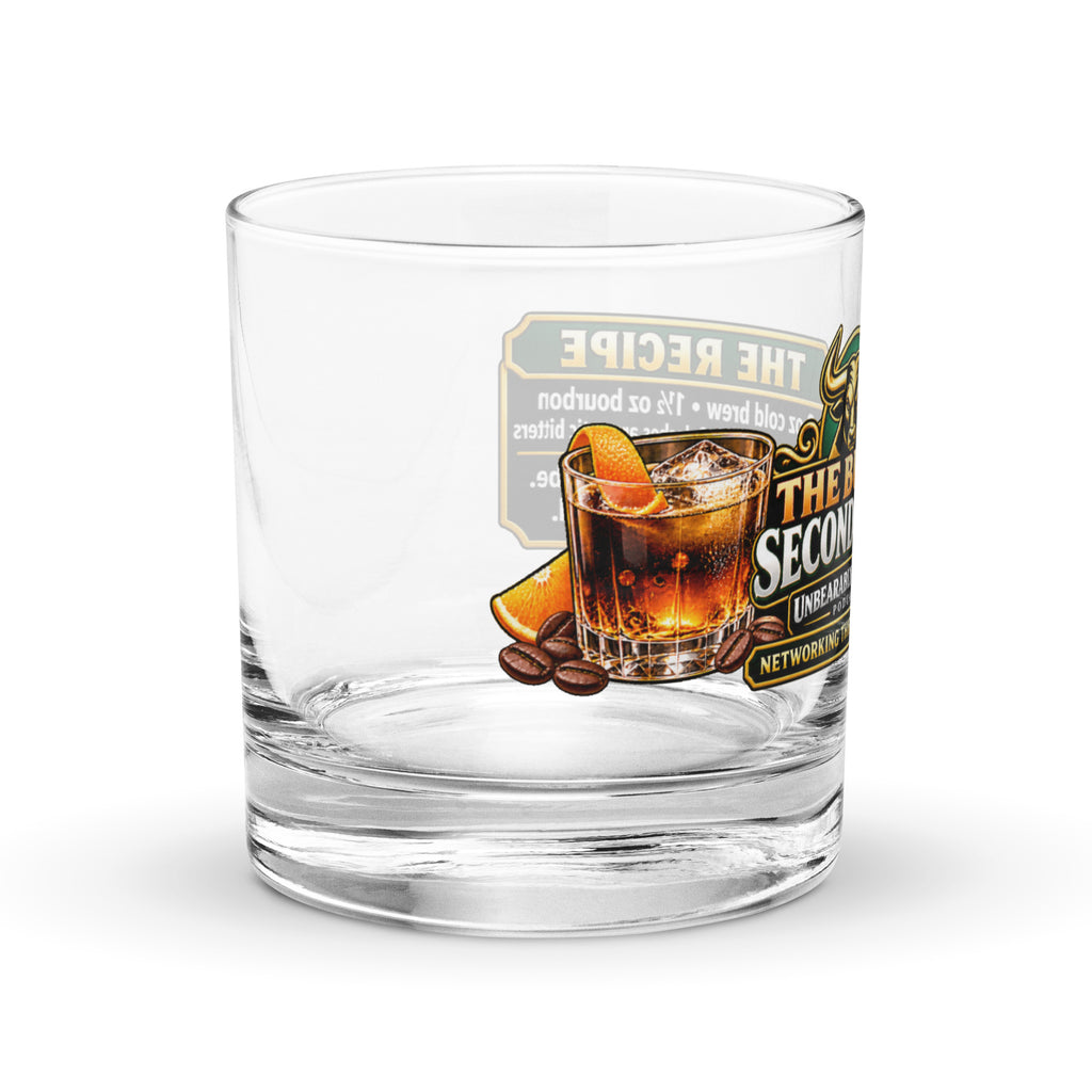 The Bull's Second Wind Rocks Glass, right side view