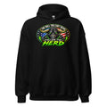 Follow The Herd Hoodie in Black, front print