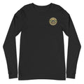 Success Saturday Long Sleeve Tee in Black Heather, front