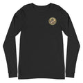 Sunday Reset Long Sleeve Tee in Black Heather, front