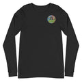 Taco Tuesday Long Sleeve Tee in Black Heather, front