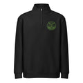 Unbearably Bullish Quarter-Zip in Black, front