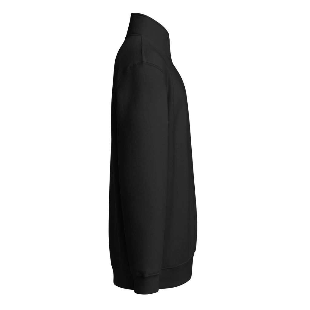Unbearably Bullish Quarter-Zip in Black, right side