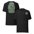 Future Forward Friday Tee in Black Heather, front and back print