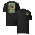 Success Saturday Tee in Black Heather, front and back print