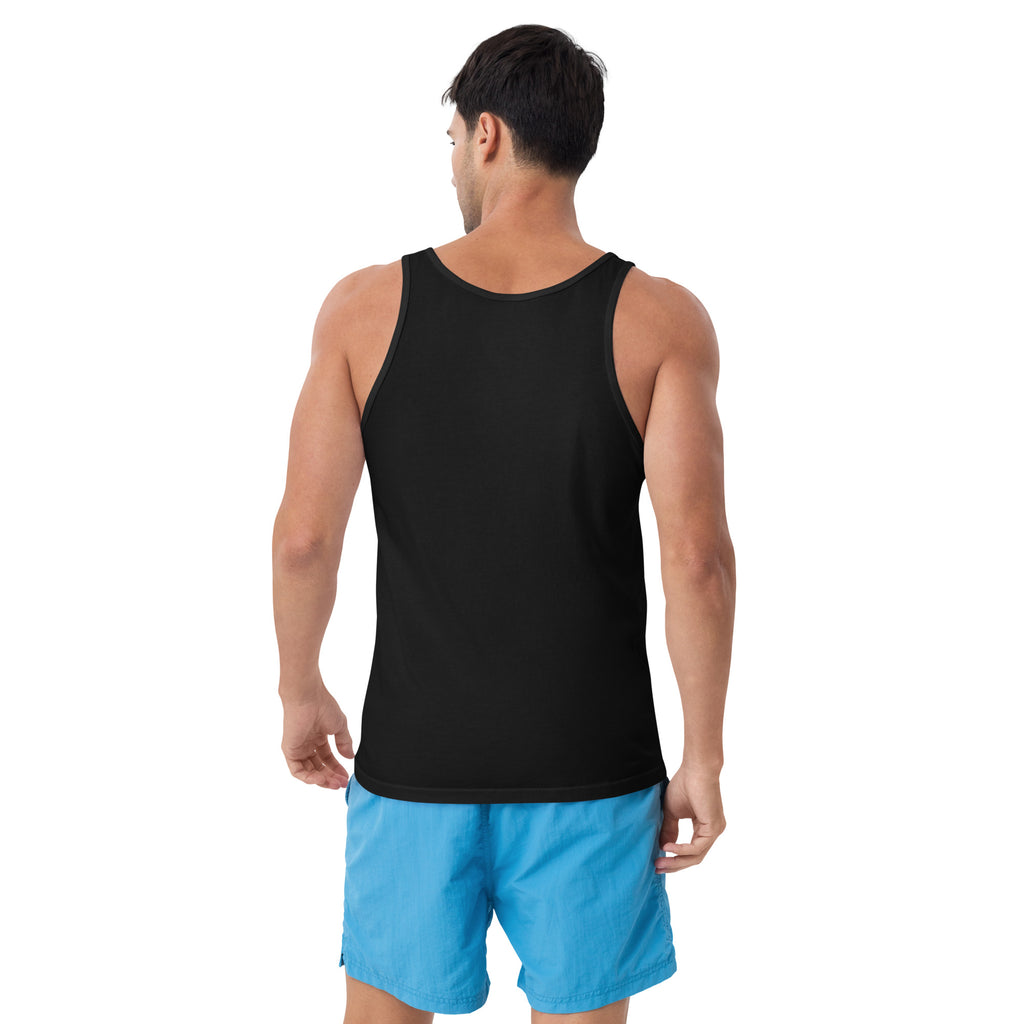 Follow The Herd Tank Top in Black, back
