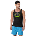 Follow The Herd Tank Top in Black, front