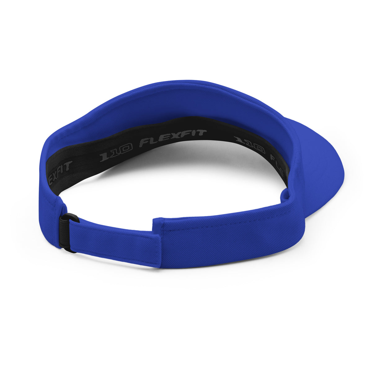 Unbearably Bullish Podcast Visor in Royal Blue, back view